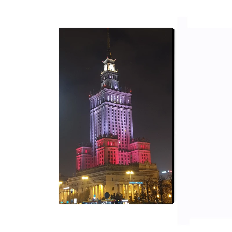 تابلو شاسی عرش طرح گردشگری لهستان مدل کاخ فرهنگ و دانش کد As5947