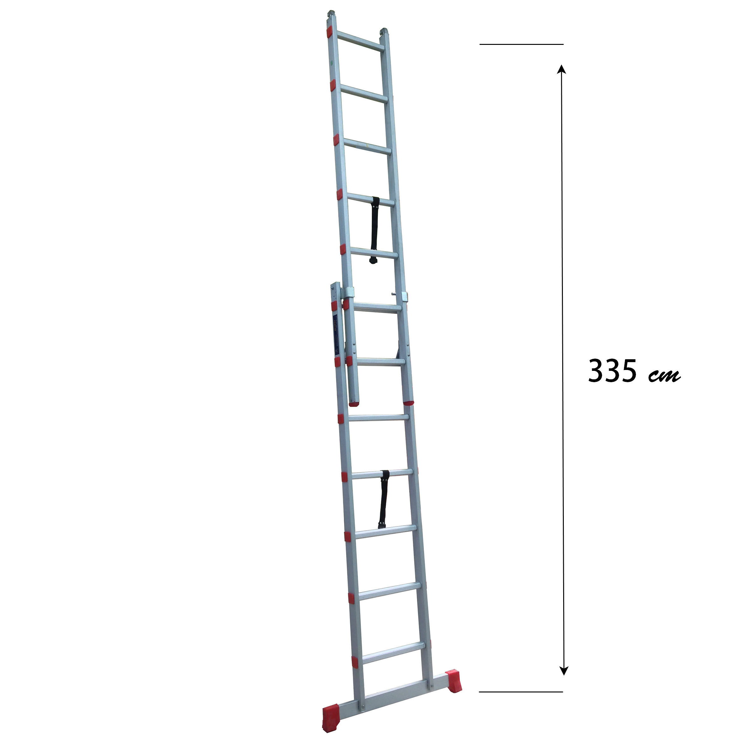 نردبان 14 پله آلوپات مدل دوطرفه کشویی 4m