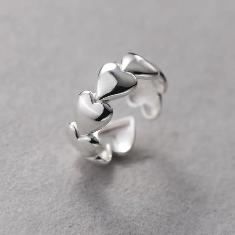 انگشتر دخترانه مدل Heart-700