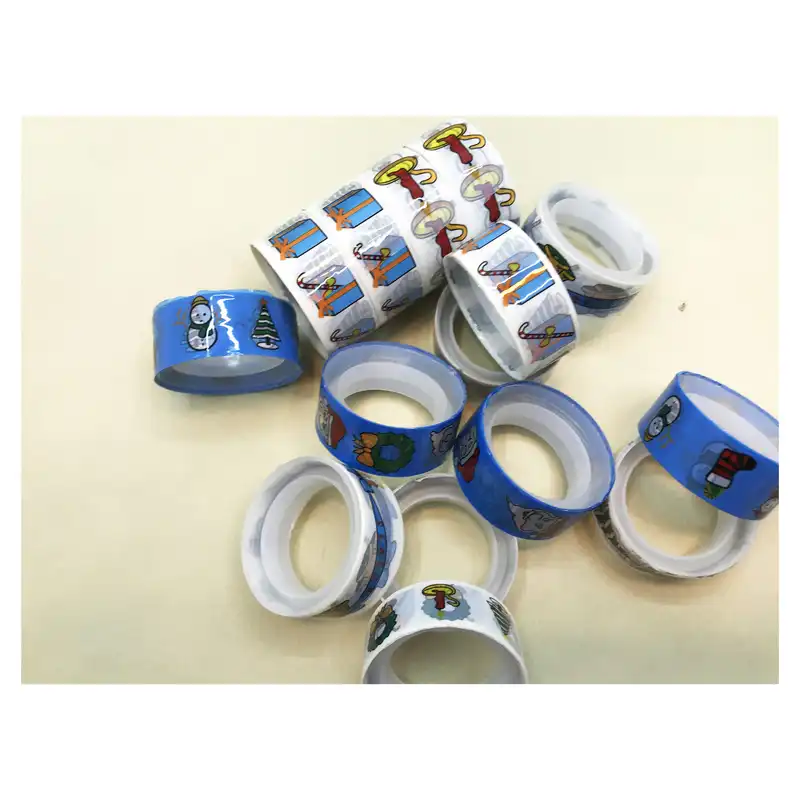 چسب نواری مدل واشی کریسمس عرض 1.8 سانتی متری بسته 6 عددی