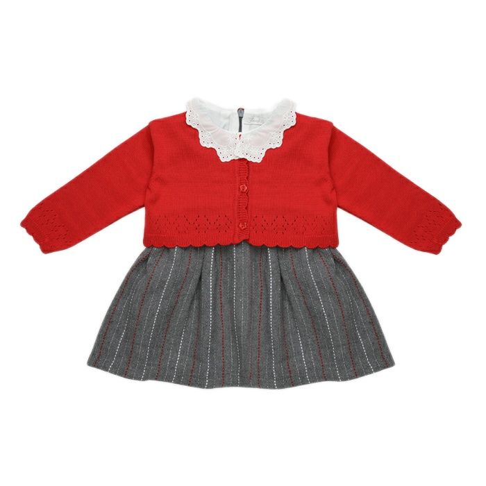 ست پیراهن و ژاکت نوزادی فیورلا مدل آدنا کد 1 23503 -  - 1