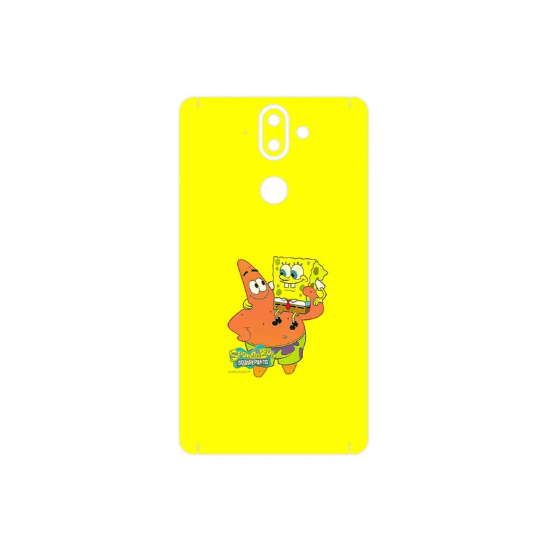 برچسب پوششی ماهوت مدل SpongeBob SquarePants مناسب برای گوشی موبایل نوکیا 8 Sirocco