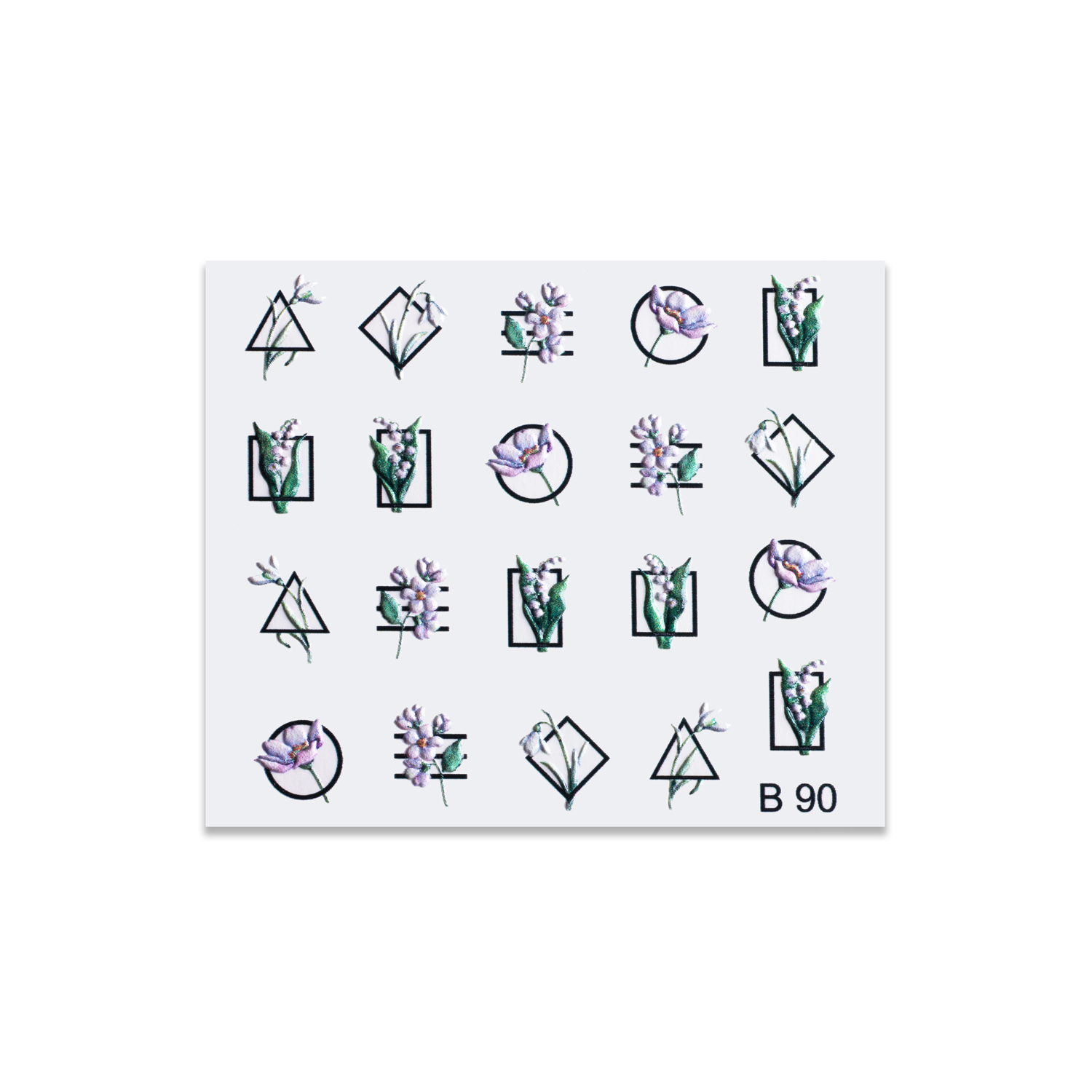 اسلایدر طراحی ناخن های لتو مدل B 90