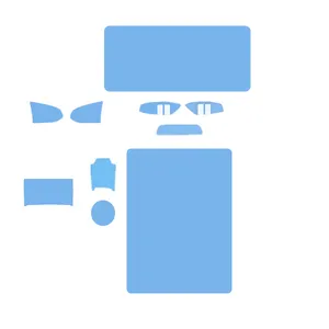 برچسب محافظ کنسول خودرو مدل فول مناسب برای لوکانو ال 7 مجموعه 17 عددی