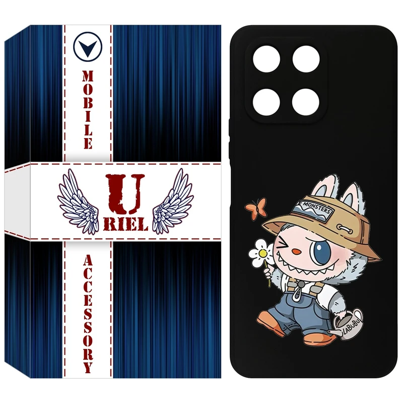 کاور یوریل مدل KSH کد 111 طرح عروسک لبوبو مناسب برای گوشی موبایل آنر X6A / X6A Plus