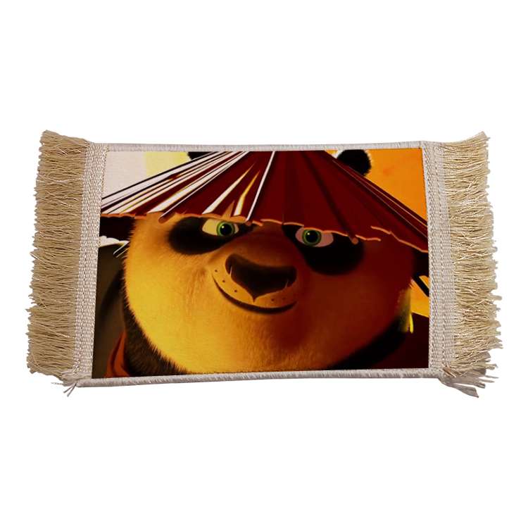 فرش ماشینی دیوارکوب مدل پاندا کونگ فو کار کد 28