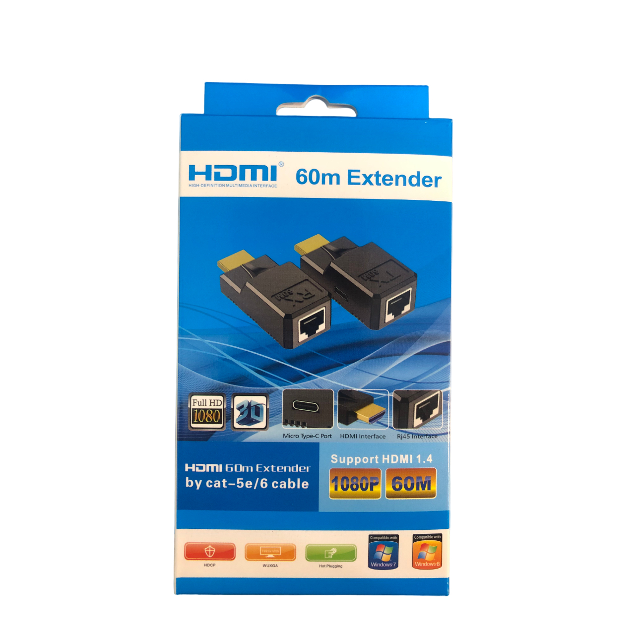 مبدل افزایش طول تحت شبکه HDMIمدل 60m