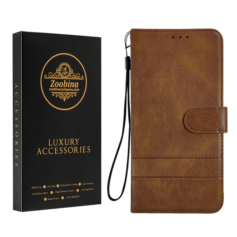 کیف کلاسوری زوبینا مدل Adolf مناسب برای گوشی موبایل شیائومی Redmi Note 10 Pro 4G / Note 10 Pro Max به همراه بندآویز