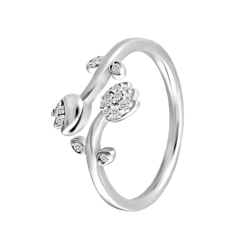 انگشتر نقره زنانه اقلیمه مدل AN125