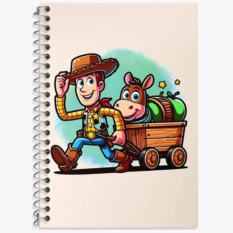 دفتر نت موسیقی 50 برگ خندالو طرح داستان اسباب بازی (Toy Story) کد N4838
