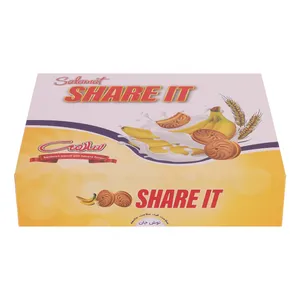 بیسکوییت کرم‌دار با طعم موز سلامت - 330 گرم