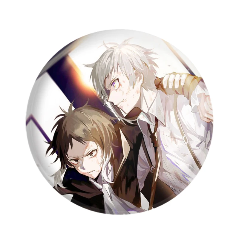 پیکسل خندالو مدل آتسوشی و آکوتاگاوا انیمه سگ های ولگرد بانگو کد 15659