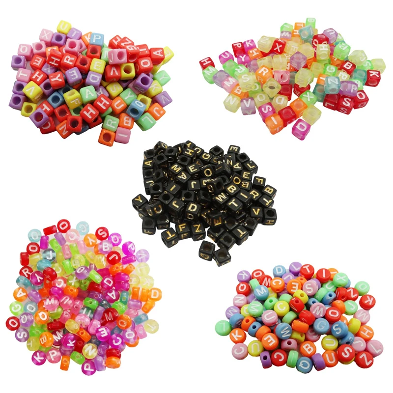 مهره دستبند مدل حروف انگلیسی کد 2000 بسته 250 عددی