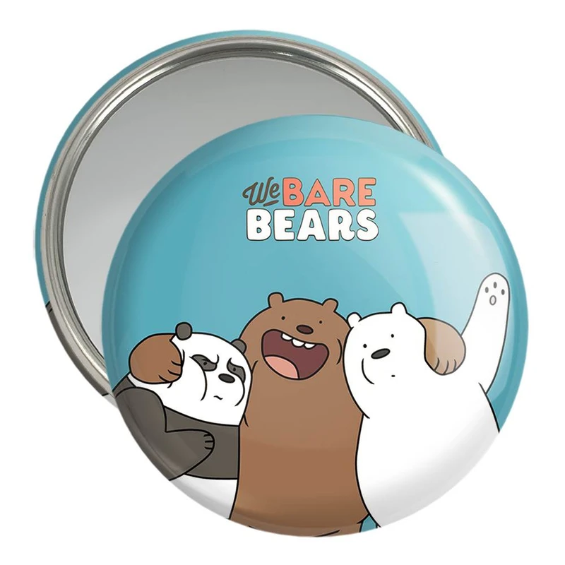 آینه جیبی خندالو مدل سه خرس کله پوک  کد 10608