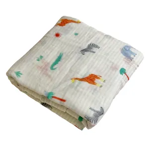 پتو کودک مدل موسلین کد 10001 سایز 120×120 سانتی متر