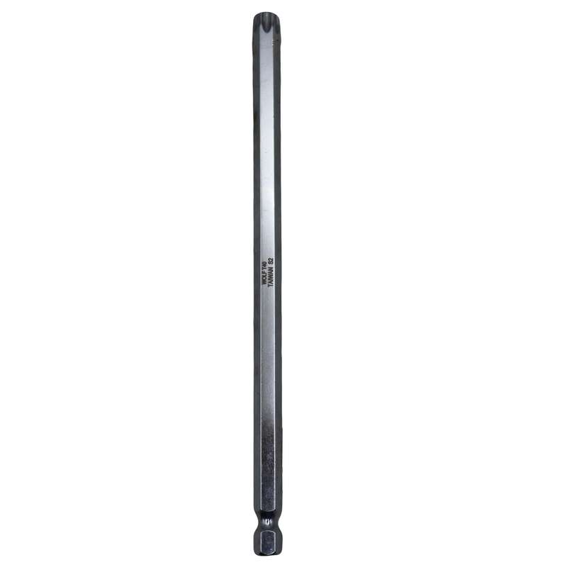 سری پیچ گوشتی ستاره ای ولف مدل بیت خور کد YP-T40/150MM سایز 15 سانتی متر