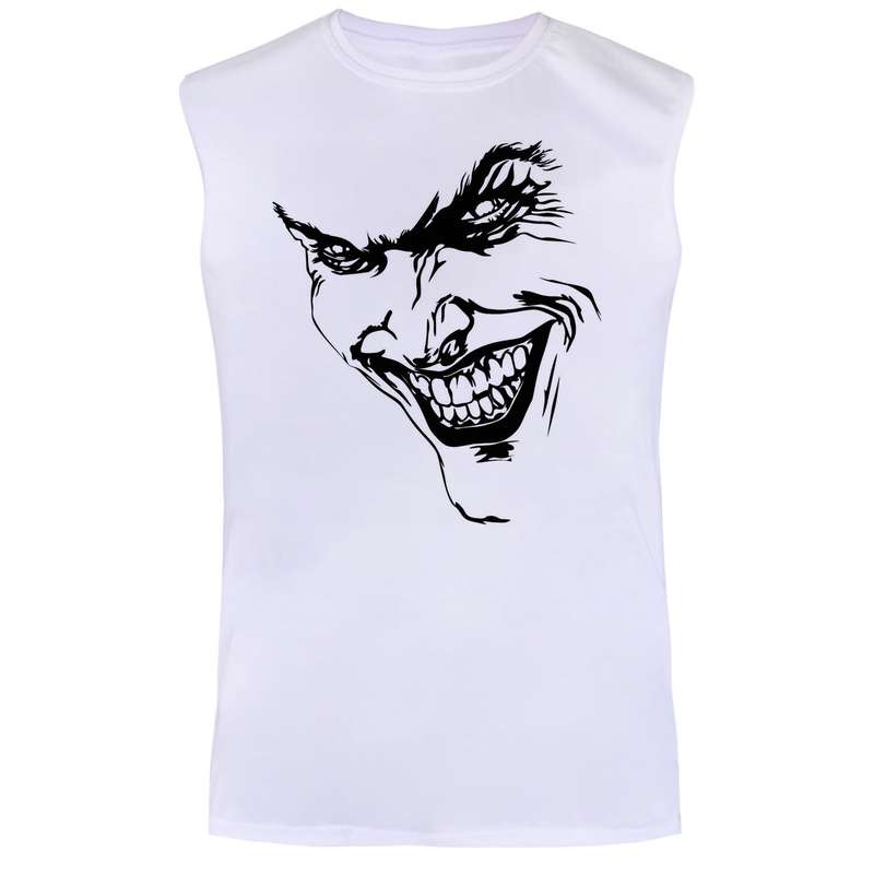 تاپ مردانه مدل جوکر کد BA1 رنگ سفید