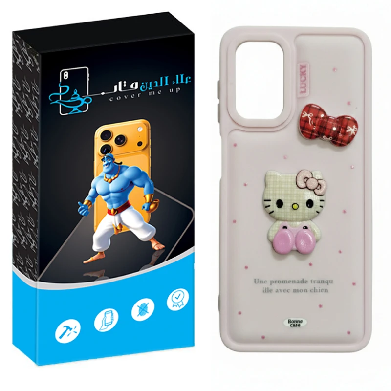 کاور علاالدین قاب مدل کیتی عروسکی مناسب برای گوشی موبایل شیائومی Rrdmi Note 10 4g / Note 10s / Poco M5s