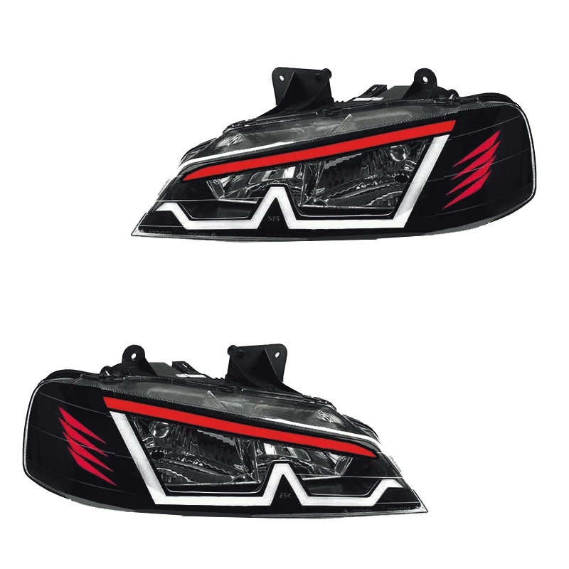 چراغ جلو خودرو گروه پژوهش صنعت مدرن مدل M-WR مناسب برای پژو پارس بسته دو عددی