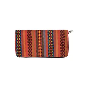 کیف پول زنانه مدل سنتی طرح گلیم کد 400