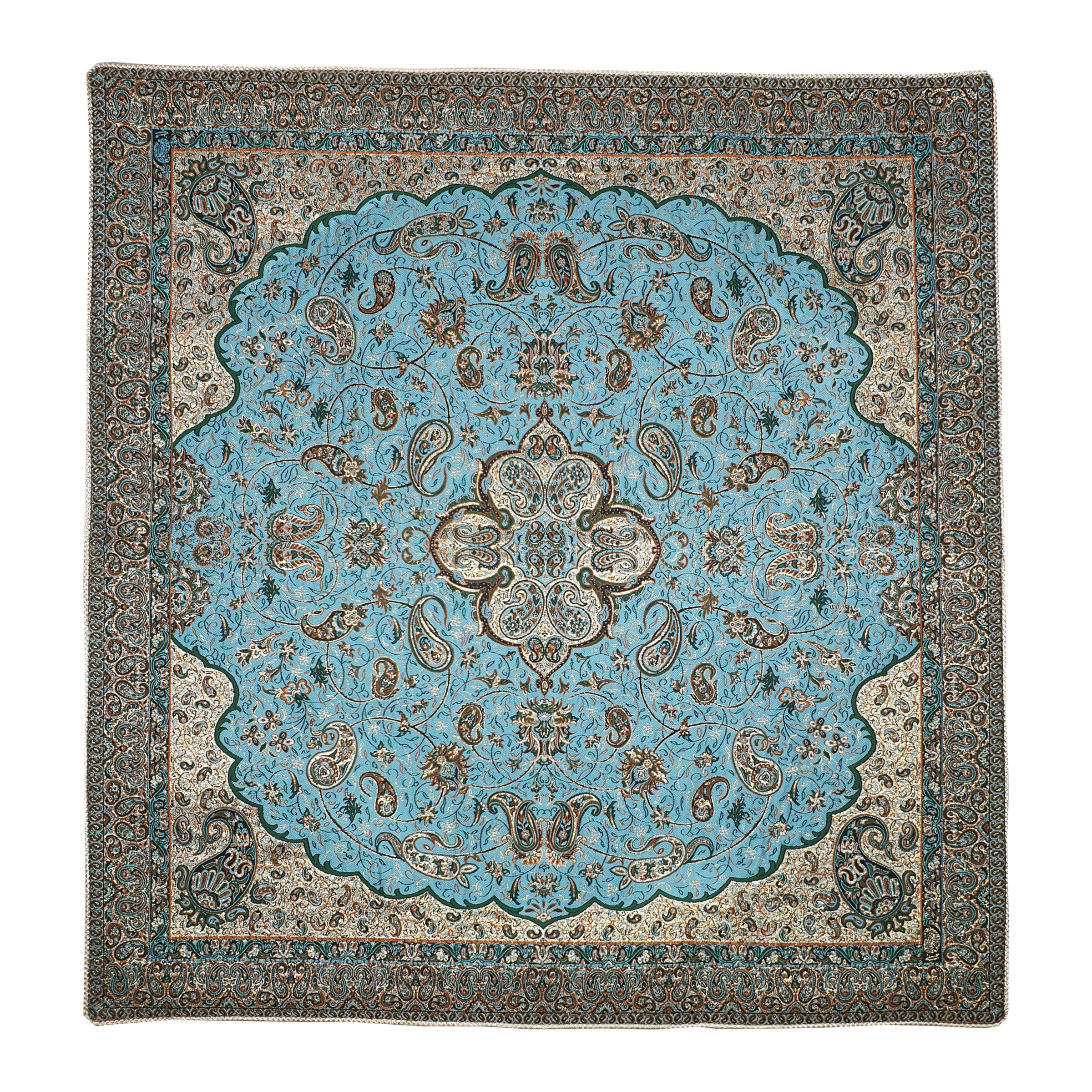 رومیزی ترمه مدل شاه عباسی کد BL-1/1
