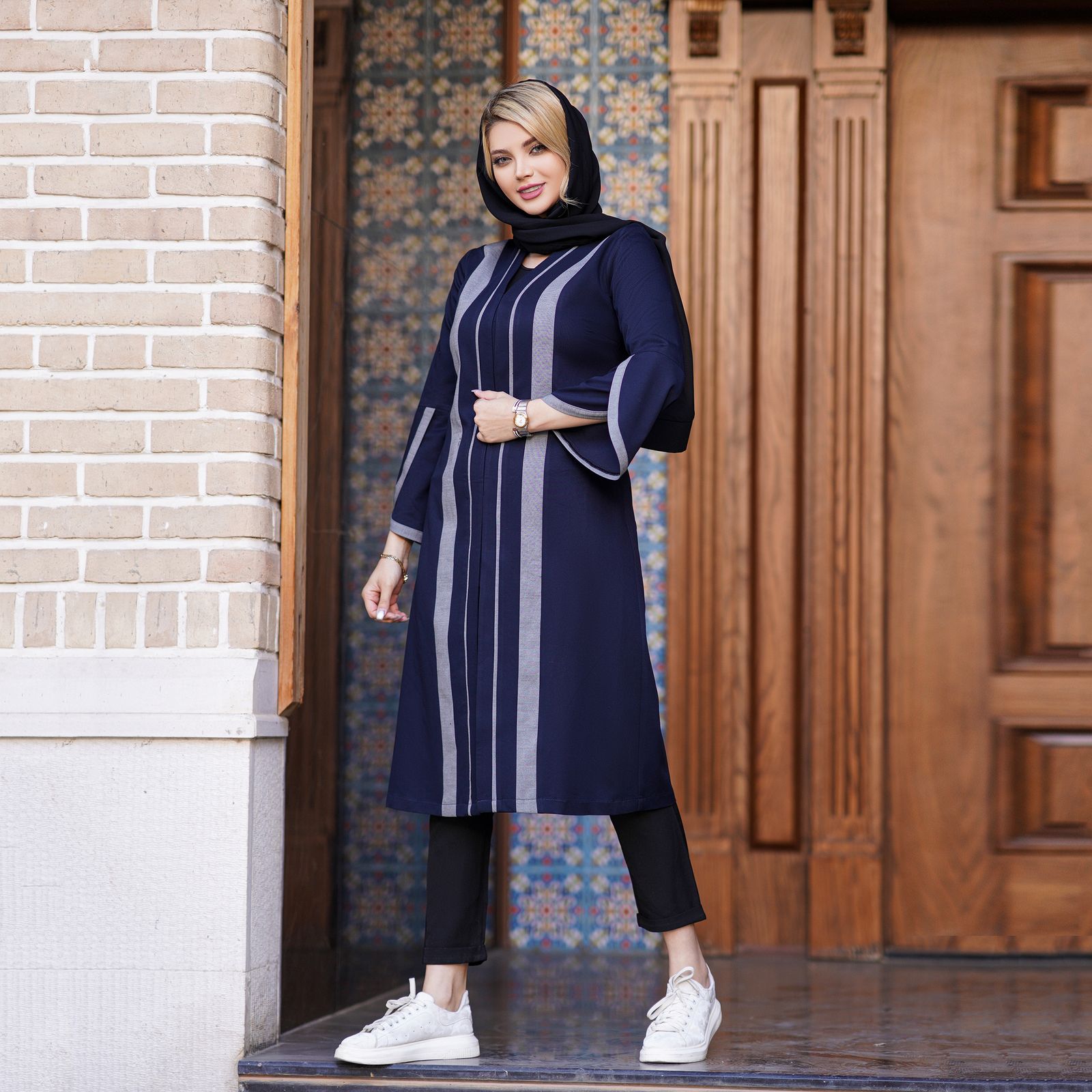 مانتو زنانه السانا مدل شایسته کد 103228 - - 8