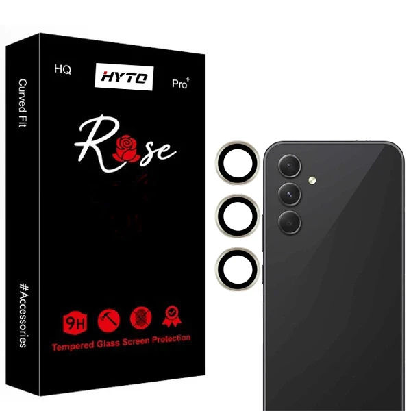 محافظ لنز دوربین هیتو مدل Rose Ringi Fort مناسب برای گوشی موبایل سامسونگ Galaxy S24 FE