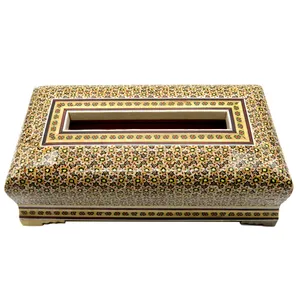 جعبه دستمال کاغذی خاتم کاری مدل SANA-100