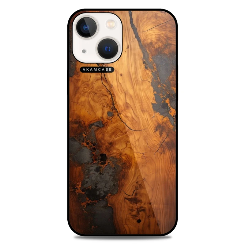 کاور آکام مدل AMC-WA13-WOOD-15 مناسب برای گوشی موبایل اپل iPhone 13