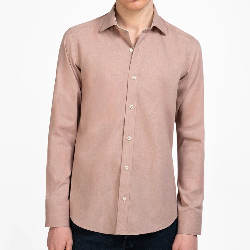 پیراهن آستین بلند یقه کراواتی مردانه ام کی مدل 1846