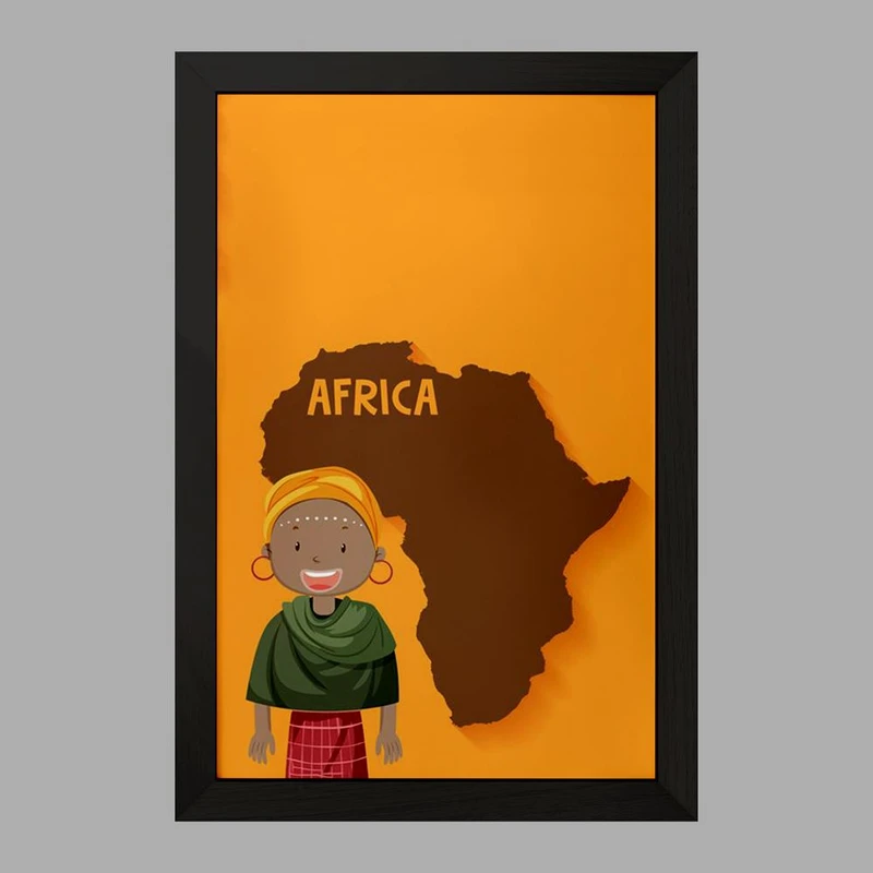 تابلو خندالو مدل آفریقا Africa کد 29823