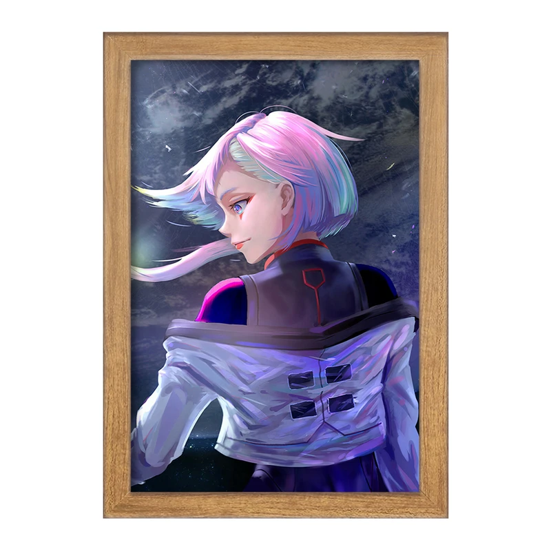 تابلو خندالو مدل لوسی انیمه سایبر پانک Cyberpunk  کد 22452