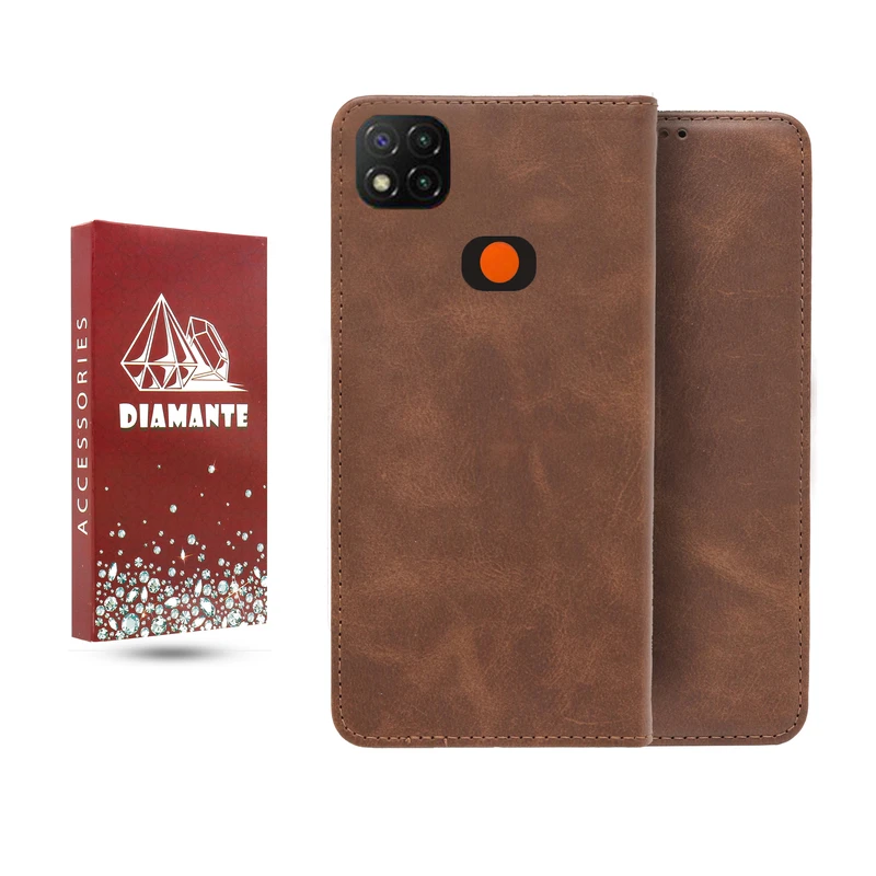 کیف کلاسوری دیامانته مدل قفل مگنتی مناسب برای گوشی موبایل شیائومی Redmi 9C