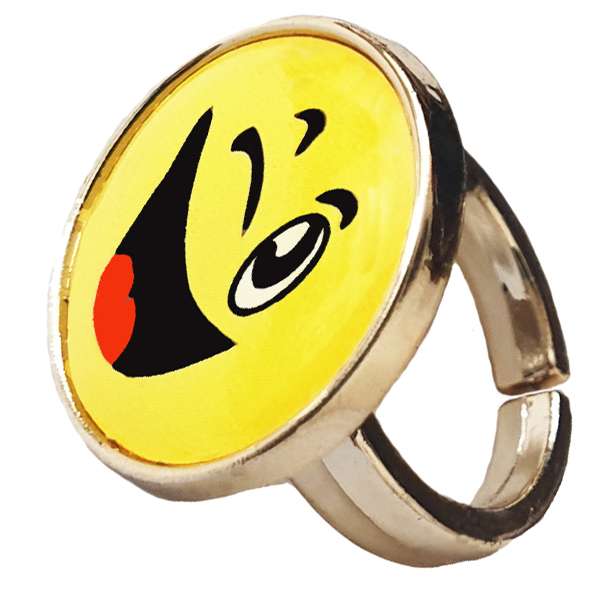 انگشتر دخترانه طرح استیکر کد 039