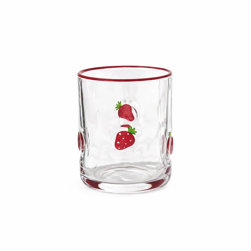 لیوان مدل توت فرنگی 