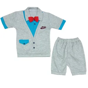 ست پولوشرت و شلوارک بچگانه مدل Rp25