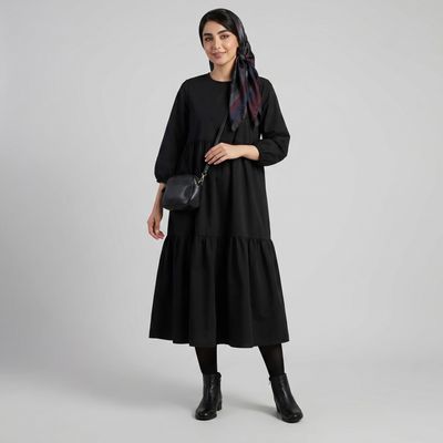 پیراهن یقه گرد زنانه ایکس ساید مدل S572689Z8