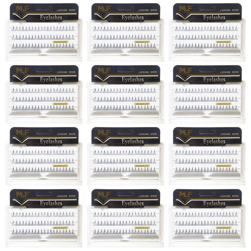 مژه مصنوعی ام.اف مدل MD-002 مجموعه 12 عددی