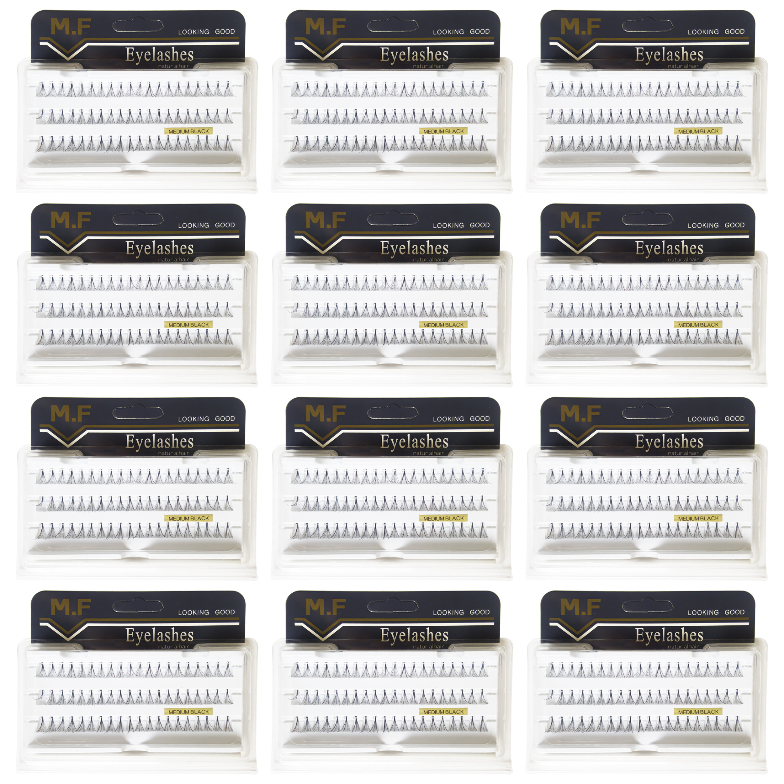 مژه مصنوعی ام.اف مدل MD-002 مجموعه 12 عددی مژه مصنوعی ام.اف مدل MD-002 مجموعه 12 عددی