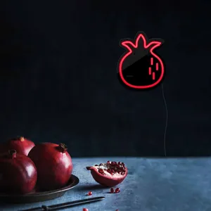 چراغ دیواری نئون دیزاین طرح Pomegranate-BL_RD