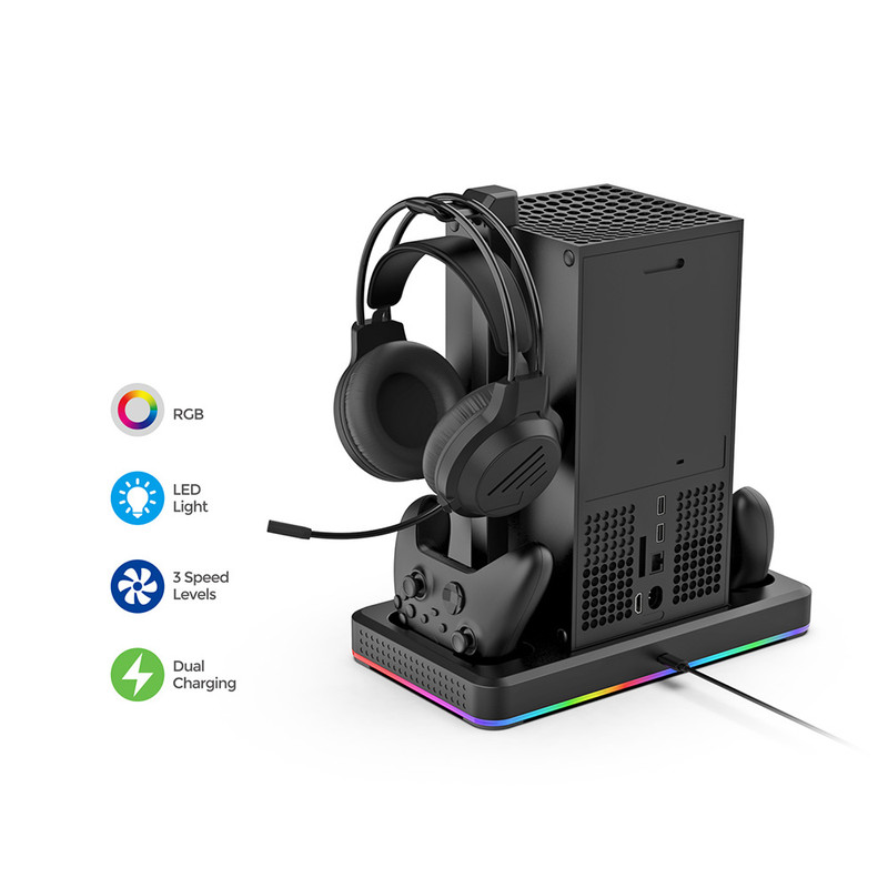 پایه فن و شارژر دسته ایکس باکس سریز دابی مدل TYX-3615