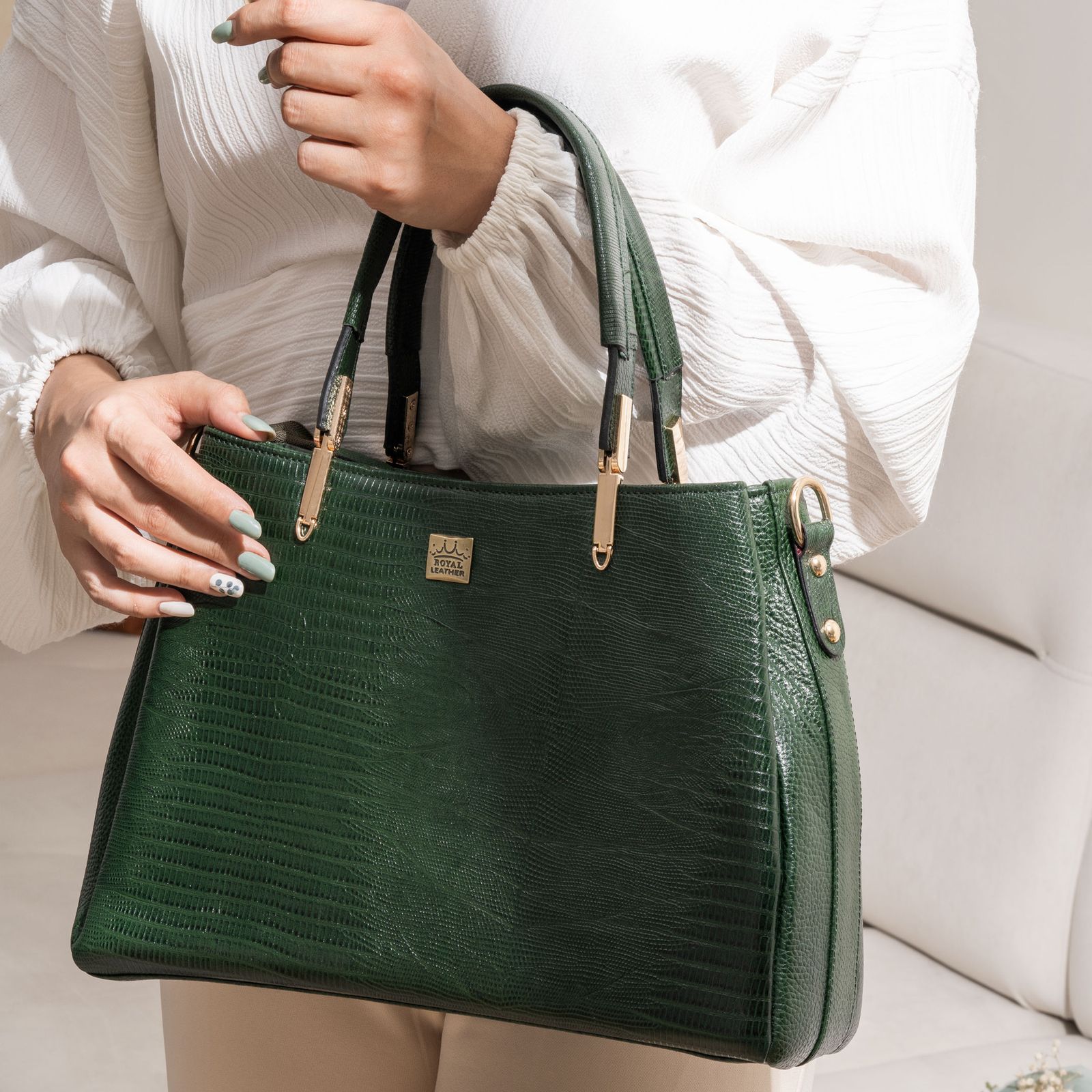 کیف مجلسی زنانه رویال چرم مدل W 122.2 -  - 7