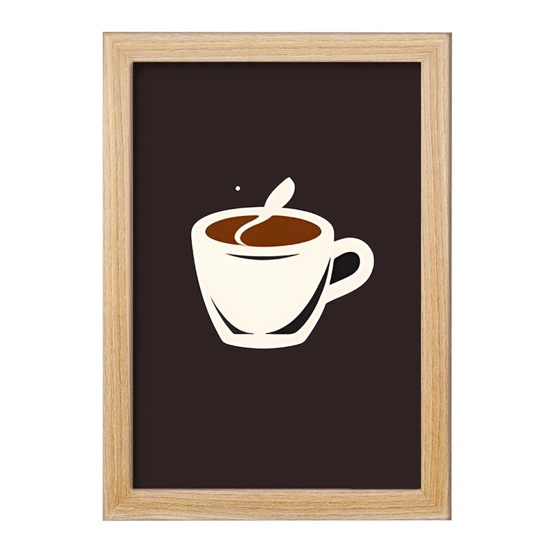 تابلو خندالو مدل قهوه (Coffee) کد F4213