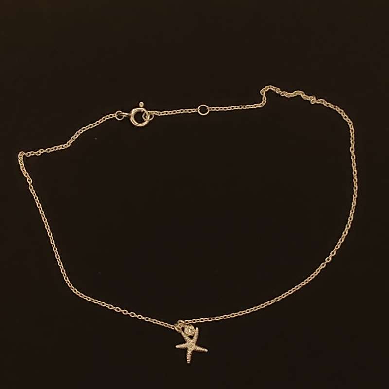 پابند نقره زنانه اکسسورایز مدل ستاره دریایی پابند نقره زنانه اکسسورایز مدل ستاره دریایی