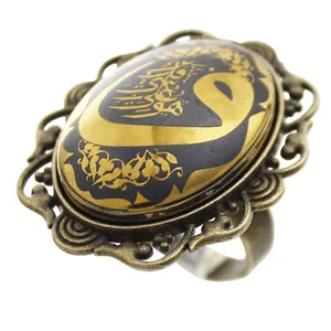 انگشتر زنانه مدل حدید و هو علی کل شئ قدیر کد 6931