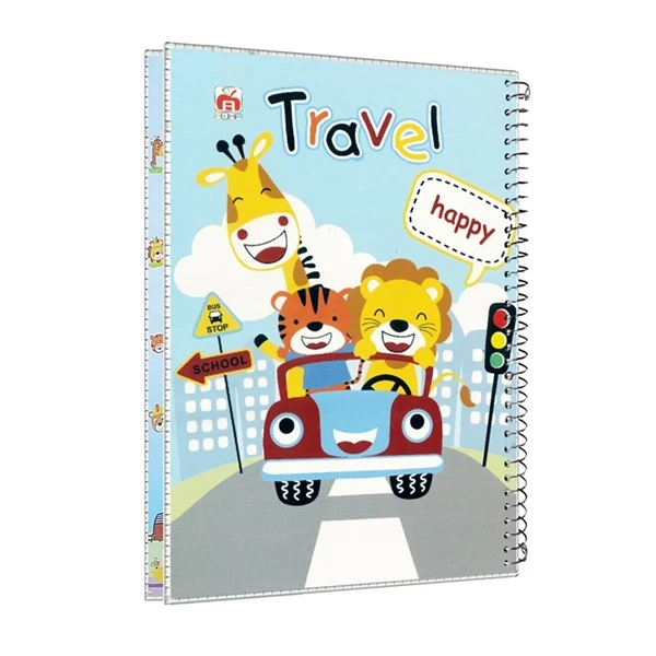 دفتر مشق 40 برگ نهال طرح فانتزی کد 00458