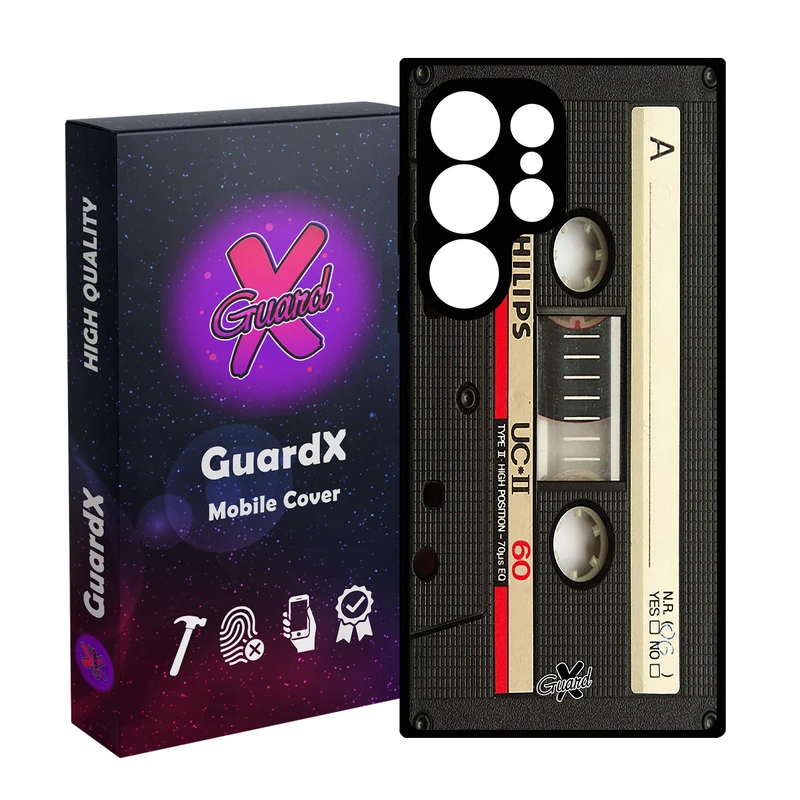 کاور گارد ایکس طرح Cassette مدل 10063 مناسب برای گوشی موبایل سامسونگ Galaxy S25 Ultra