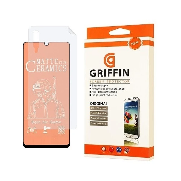 محافظ صفحه نمایش گریفین مدل 2CMN مناسب برای گوشی موبایل سامسونگ Galaxy A50 به همراه محافظ پشت گوشی