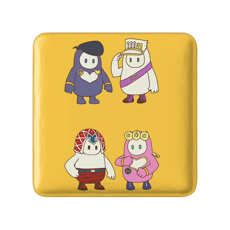 پیکسل خندالو طرح بازی فال گایز (Fall Guys) مدل مربعی کد 32788