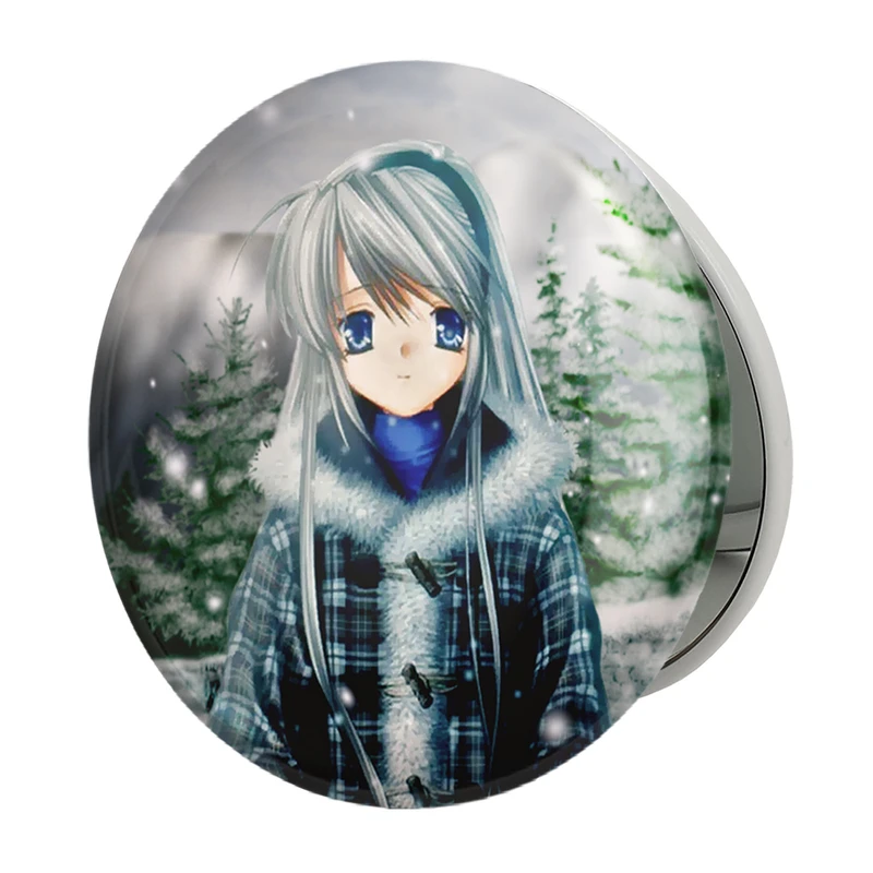 آینه جیبی خندالو طرح ساکاگامی انیمه کلند Clenned مدل تاشو کد 22403 